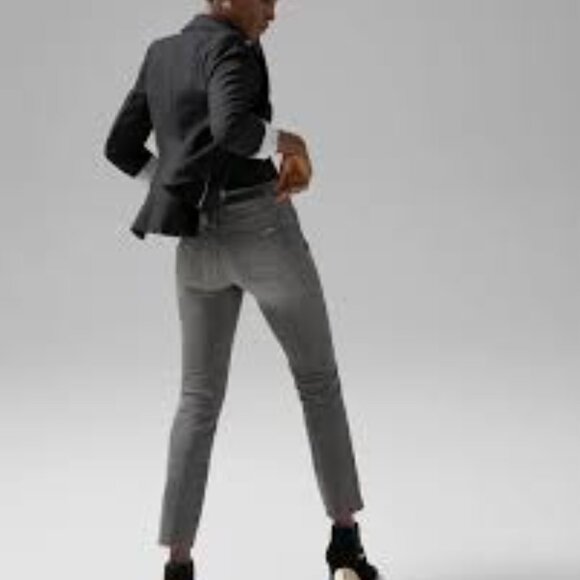 White House Black Market High Rise Straight Leg Jean 2 - Picture 3 of 16